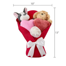Load image into Gallery viewer, Medium Dog Bouquet Plush, Red, 13", Valentine'S Day by