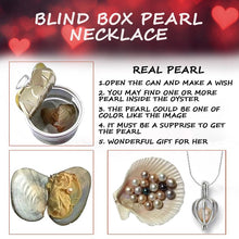 Load image into Gallery viewer, Romantic Valentines Day Gift for Her, Artificial Flowers Necklace Rose Teddy Bear with Real Pearl Blind Box Birthday Gift, Valentiness Day Gift for Monther Wify Girl