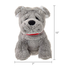 Load image into Gallery viewer, Medium Sitting Bulldog Plush, Gray, 10", Valentine'S Day by