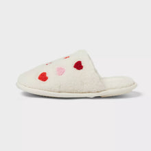 Load image into Gallery viewer, Kids' Pippa Valentine Hearts Scuff Slipper - Cat & Jack Ivory