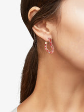 Load image into Gallery viewer, Valentine'S Day Open Heart Hoop Earrings, 1 Pair