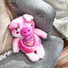 Load image into Gallery viewer, Valentine'S Day Sugar Snout Plush Dog Toy, Pink, 10"