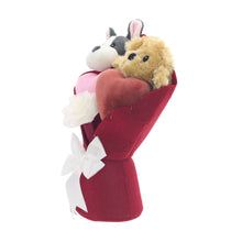 Load image into Gallery viewer, Medium Dog Bouquet Plush, Red, 13", Valentine'S Day by