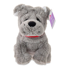 Load image into Gallery viewer, Medium Sitting Bulldog Plush, Gray, 10", Valentine'S Day by