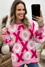 Load image into Gallery viewer, Valentine XOXO Drop Shoulder Crewneck Sweater
