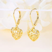 Load image into Gallery viewer, Valentines Day Gifts S925 Sterling Silver Heart Dangle Drop Stud Earrings for Women Mom Sister Friend Jewelry