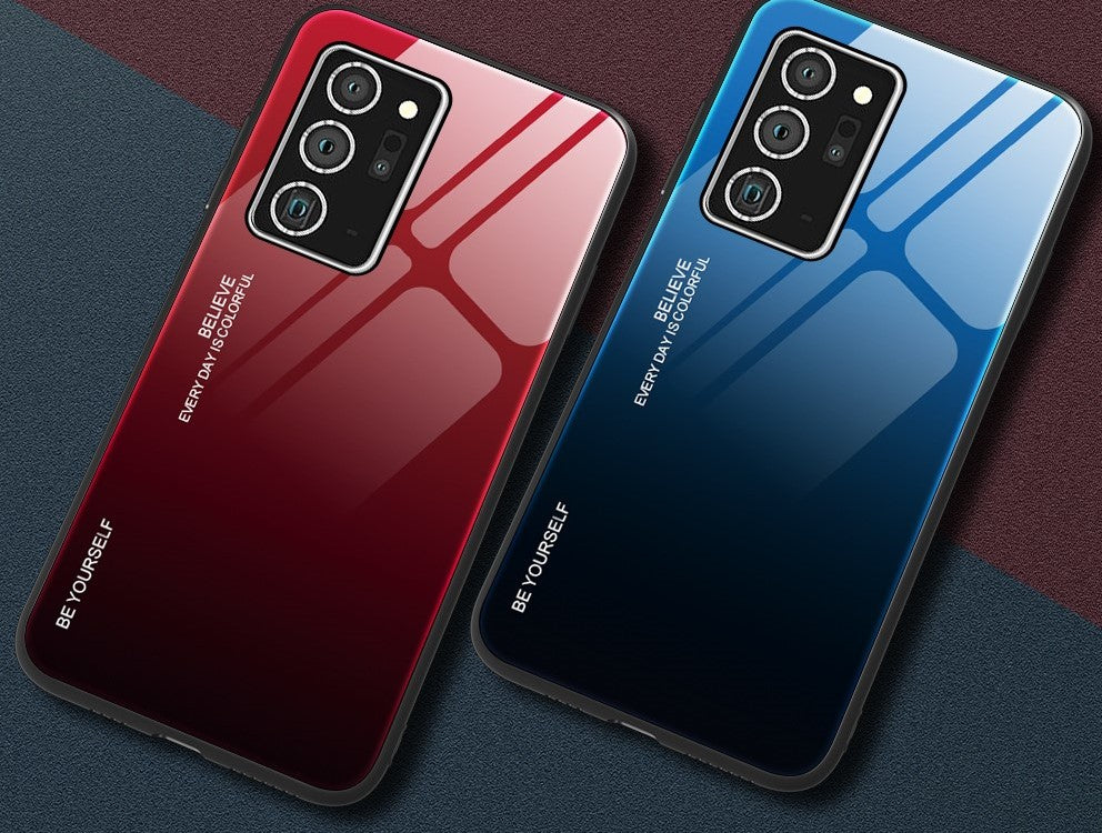 Samsung Galaxy Note 20 / Note 20 Ultra Gradient glass TPU Phone Case