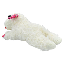 Load image into Gallery viewer, Valentine’S Day Plush Lamb Chop Dog Toy with Hearts, Medium
