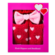Load image into Gallery viewer, Slippers and Headband Set, Pink, Valentine'S Day by
