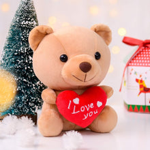Load image into Gallery viewer, Teddy Bear Plush with “I Love You” Heart – Cute 6-Inch Stuffed Animal Gift for Mom, Girlfriend, Wife, Valentine’S Day, Birthday &amp; Anniversary
