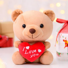 Load image into Gallery viewer, Teddy Bear Plush with “I Love You” Heart – Cute 6-Inch Stuffed Animal Gift for Mom, Girlfriend, Wife, Valentine’S Day, Birthday &amp; Anniversary

