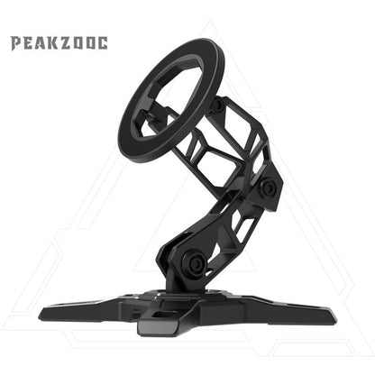 Aluminum Alloy Mini Compatible Stand with Magsafe Iphone 17/16/15/14/13/12 Series, Foldable Strong Magnetic Phone Stand, Mult-Angle Adjustment Selfie Stick