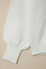 Load image into Gallery viewer, Valentine Heart Chenille Drop Shoulder Sweater
