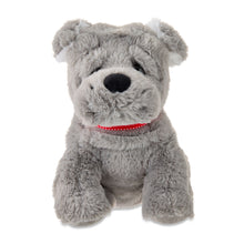 Load image into Gallery viewer, Medium Sitting Bulldog Plush, Gray, 10", Valentine'S Day by
