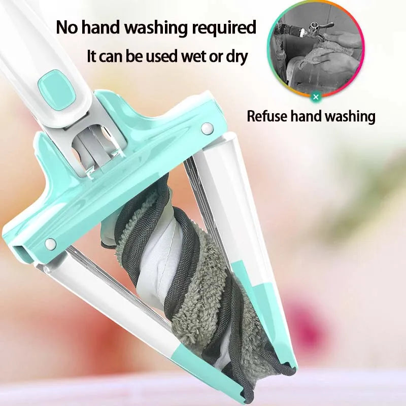 360°Rotatable Flat Mop Floor Cleaning Household Lazy Mop Cleaning Tools X-Type Floor Hand-Free Spin Squeeze Mop