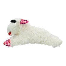 Load image into Gallery viewer, Valentine’S Day Plush Lamb Chop Dog Toy with Hearts, Medium
