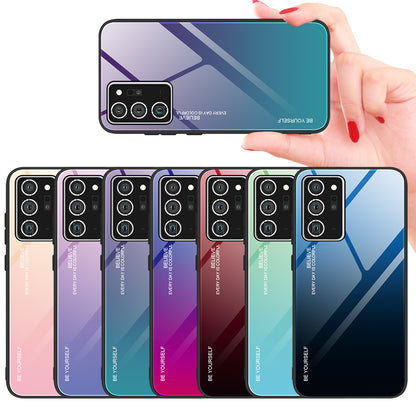 Samsung Galaxy Note 20 / Note 20 Ultra Gradient glass TPU Phone Case