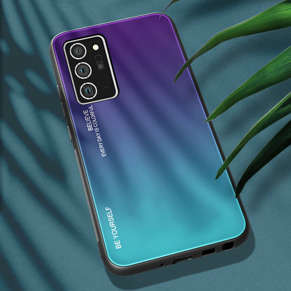 Samsung Galaxy Note 20 / Note 20 Ultra Gradient glass TPU Phone Case