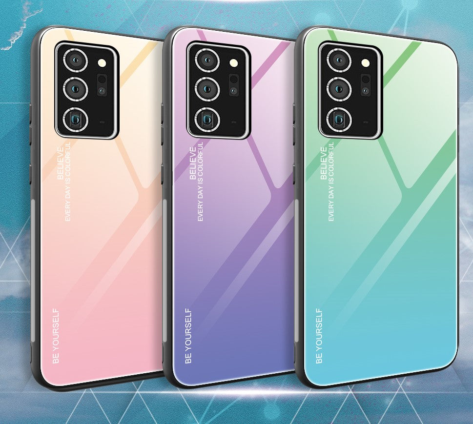Samsung Galaxy Note 20 / Note 20 Ultra Gradient glass TPU Phone Case