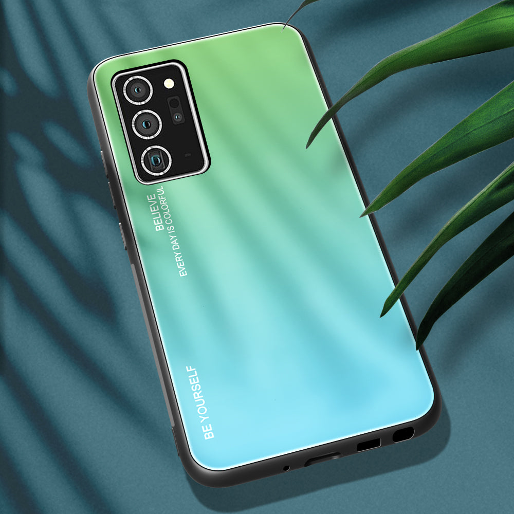 Samsung Galaxy Note 20 / Note 20 Ultra Gradient glass TPU Phone Case