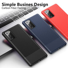 Load image into Gallery viewer, Samsung Galaxy Note 20 / Note 20 Ultra 5G Carbon fiber phone case
