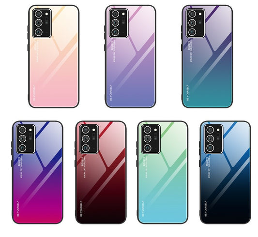 Samsung Galaxy Note 20 / Note 20 Ultra Gradient glass TPU Phone Case